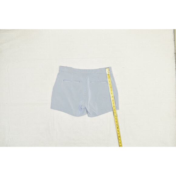 Banana Republic Shorts Womens 10 Pinstripe Nautical Sailor Button Summer Casual - Picture 5 of 8